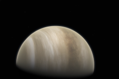 Venuše / zdroj: Video youtube: Artist's impression of Venus