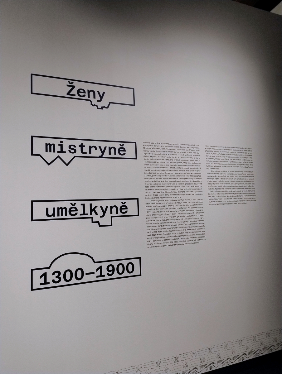 Výstava Ženy, mistryně, umělkyně