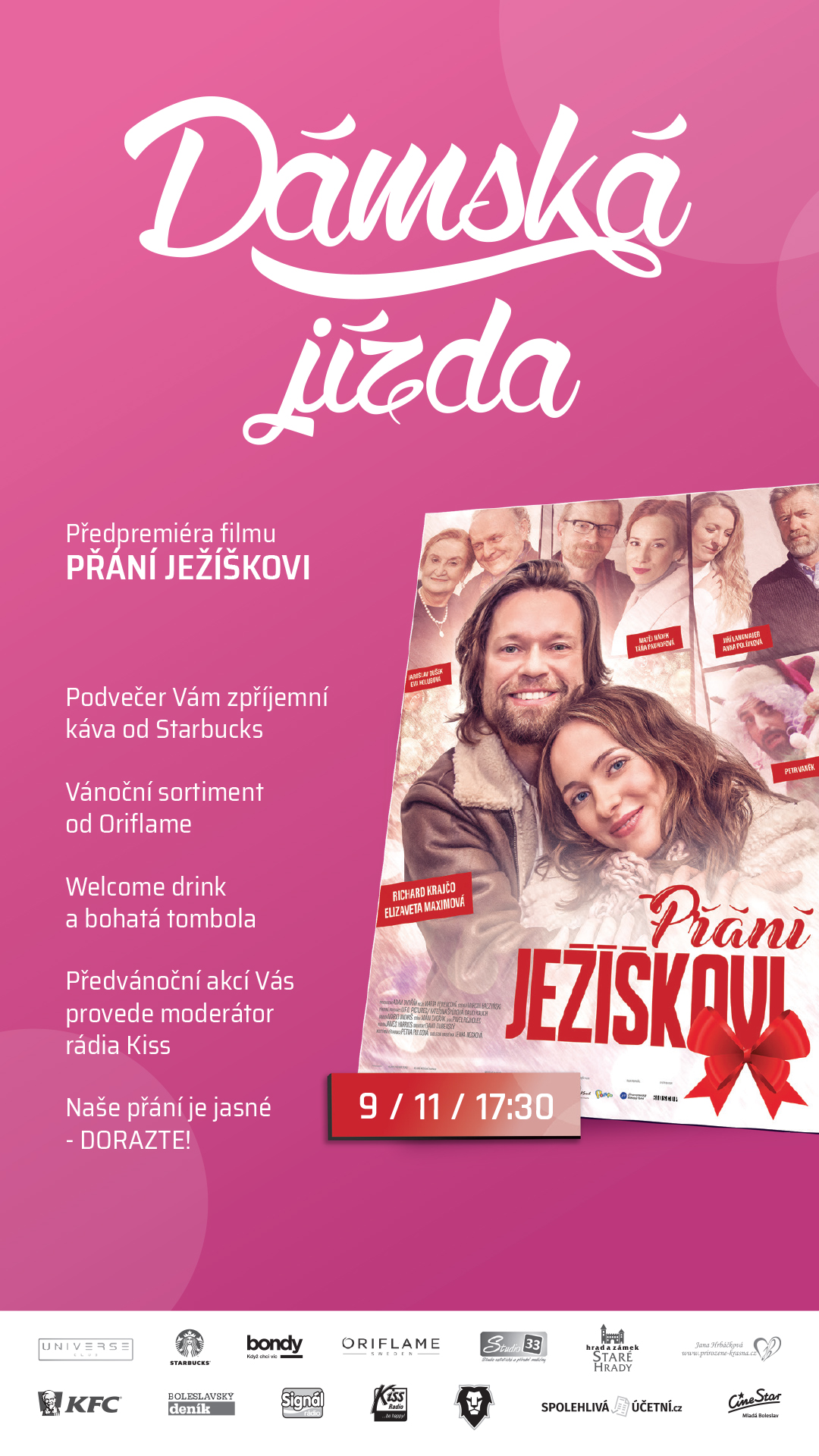 Listopadová Dámská jízda v Cinestaru/Zdroj: Cinestar