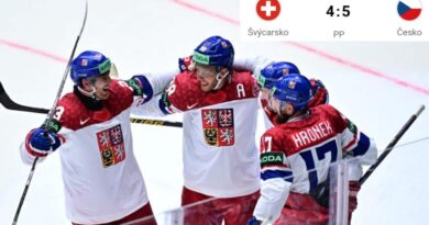Češi v repríze loňského finále porazili v dramatu 5-4 po prodloužení Švýcary