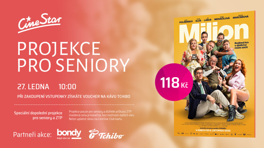 Projekce pro seniory, Foto: Cinestar.cz