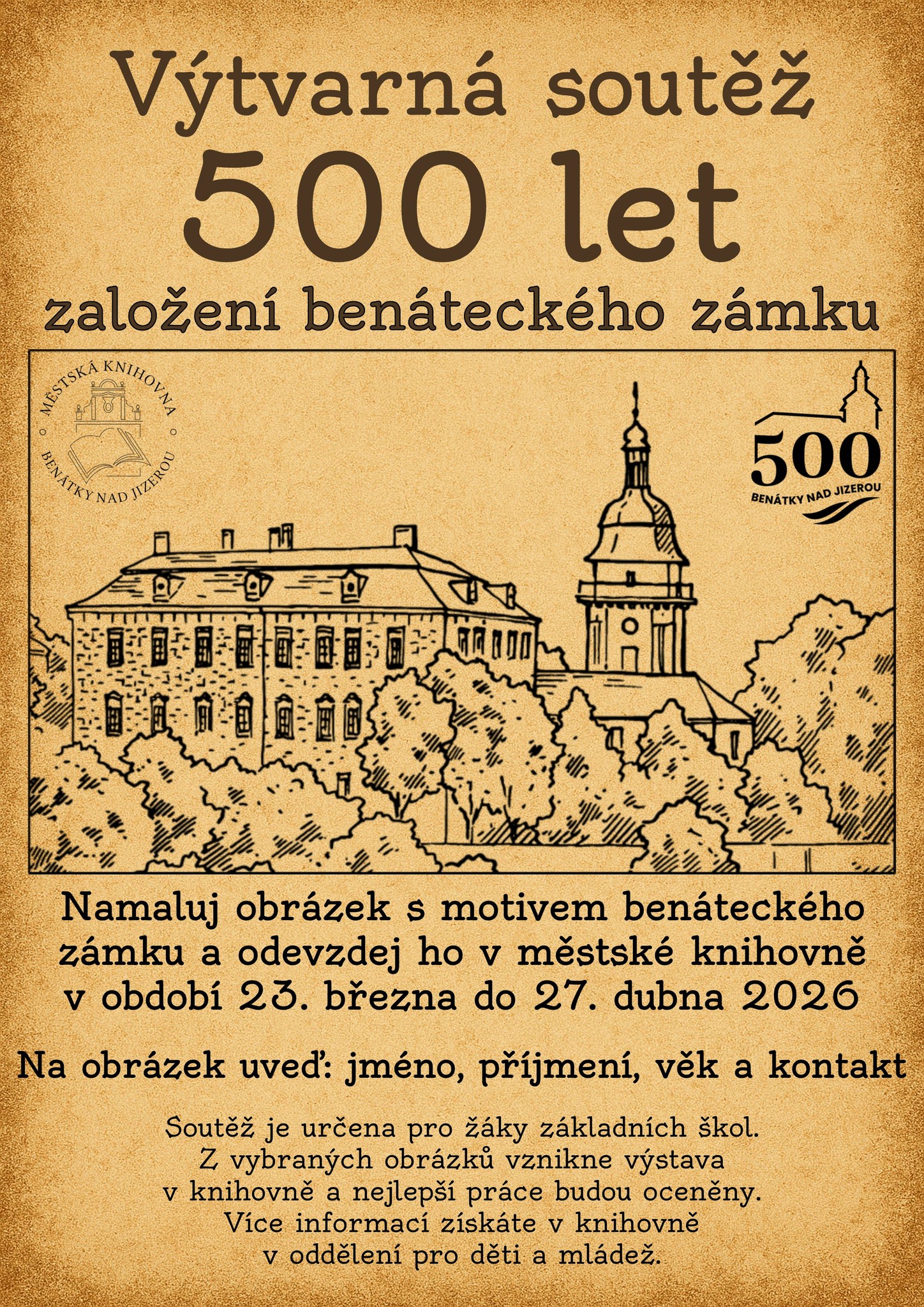 Výtvarná soutěž, foto: Městská knihovna Benátky nad Jizerou