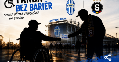 FANDA BEZ BARIÉR:Sport očima fanouška na vozíku Naše cesta začíná – 1. díl: Lokotrans Arena