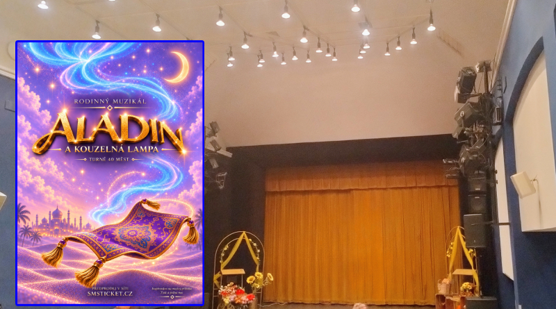Aladin se proletěl divadlem v Poděbradech… A kam zamíří příště?